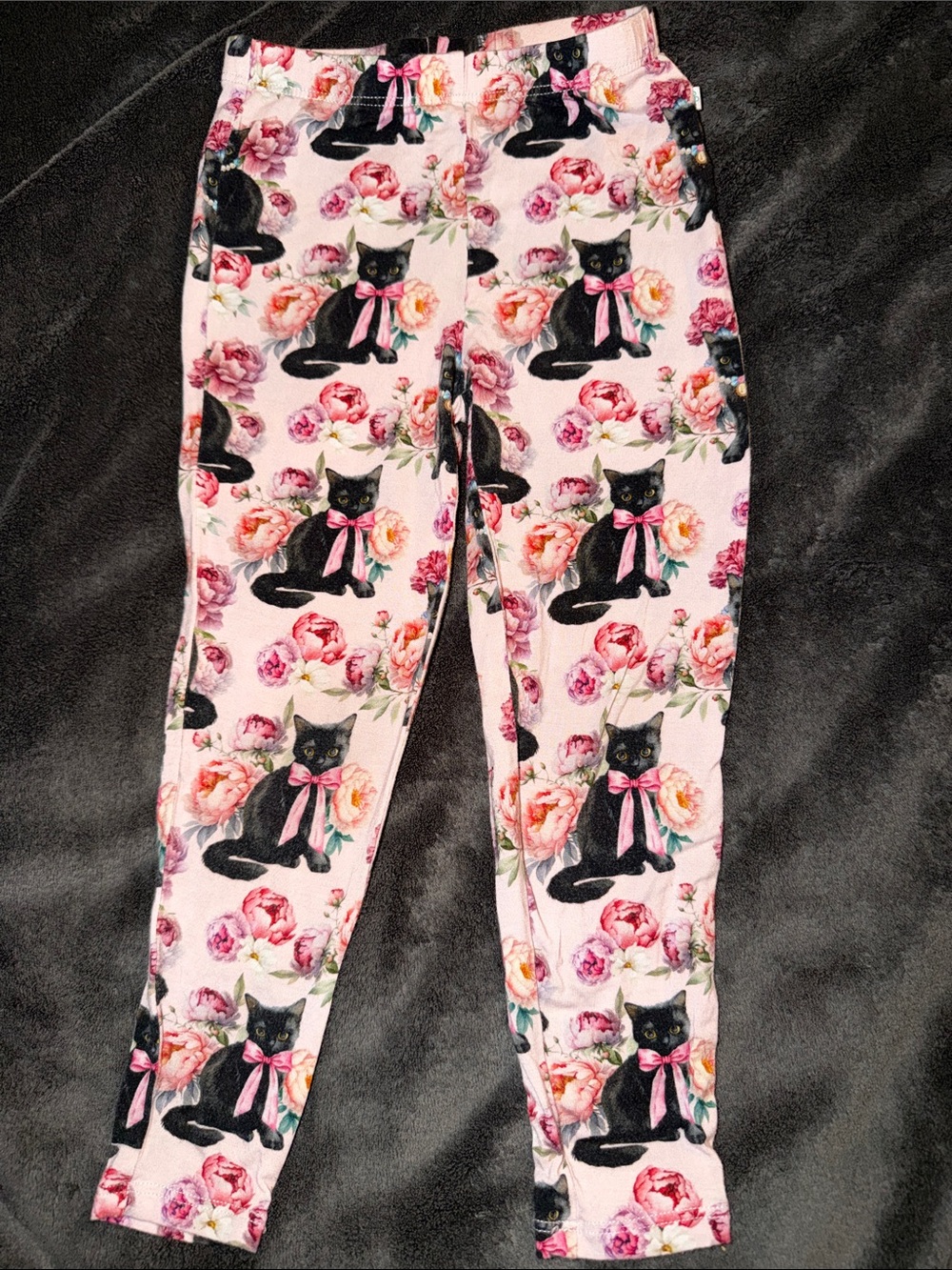 Posh Peanut Black Cat Leggings